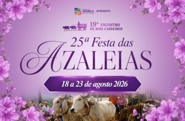 Lançada oficialmente a programação da 25ª Festa das Azaleias e 19º Encontro de Bois Carreiros