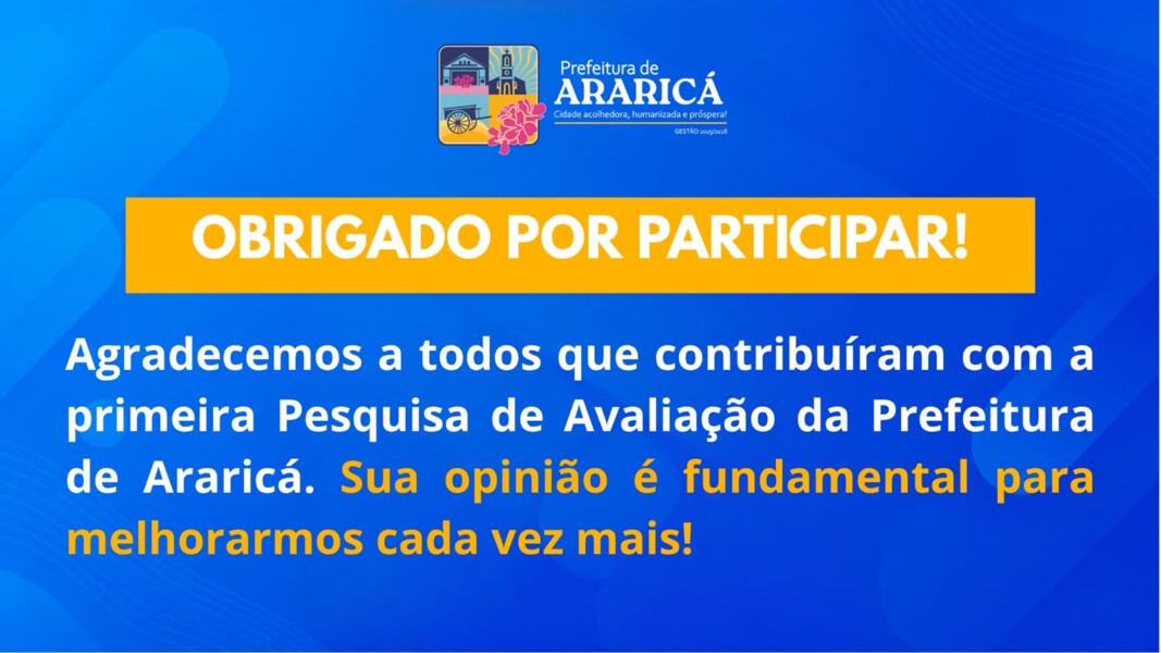 Resultado da Pesquisa de Avaliação
